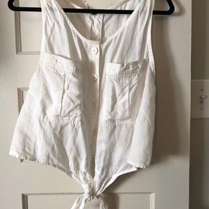 Free People Tie Blouse